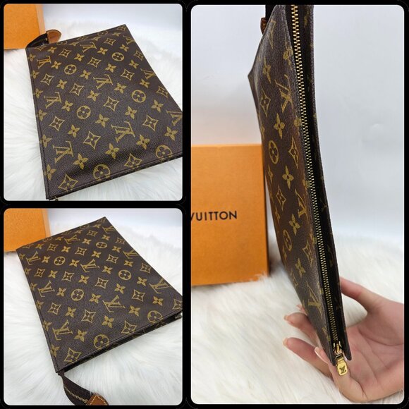 Louis Vuitton  Monogram Pouch 26cm[5KKZrE] - Picture 13 of 17